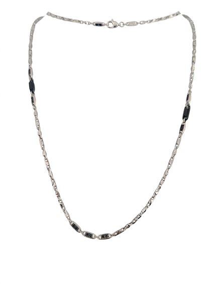 Collana Zancan Uomo in Argento ESC055-N - ESC055-N
